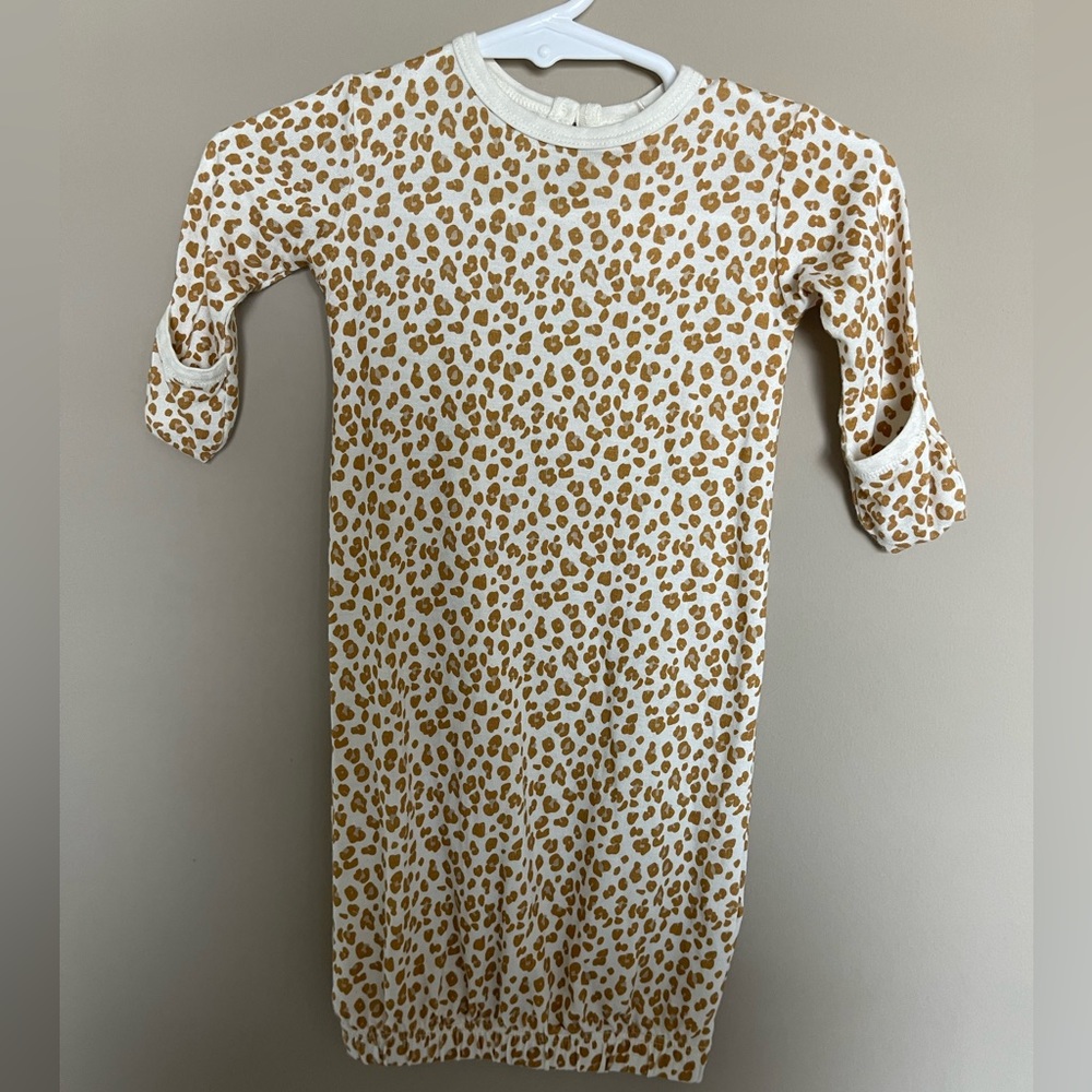 Quincy Mae Leopard 0-3 Sleep Gown